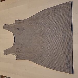 EUC Richard Chai Love Grey Perforated Bodycon Mini Lined Dress 100% Polyester